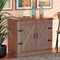 Baxton Studio Wayne Modern Contemporary Farmhouse Oak Brown Finished Wood 2-Door Shoe Storage Cabinet 174-11060-Zoro - alternate 9